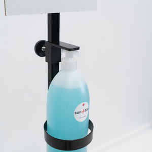 Foot Operated Sanitizer Dispenser - 1L - Round Base with A4 Banner