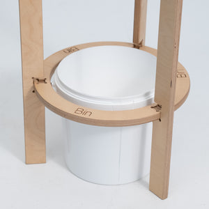 San-I-tize Bucket Wipes Stand (WOODEN)