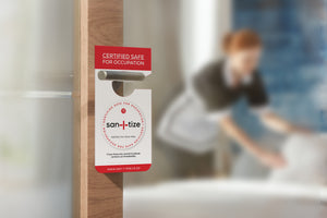 'Certified Safe For Use' Door Hanger